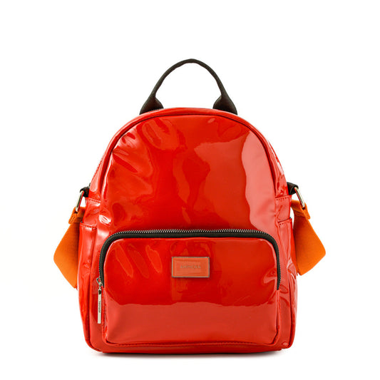 Medium tomato red chantal backpack