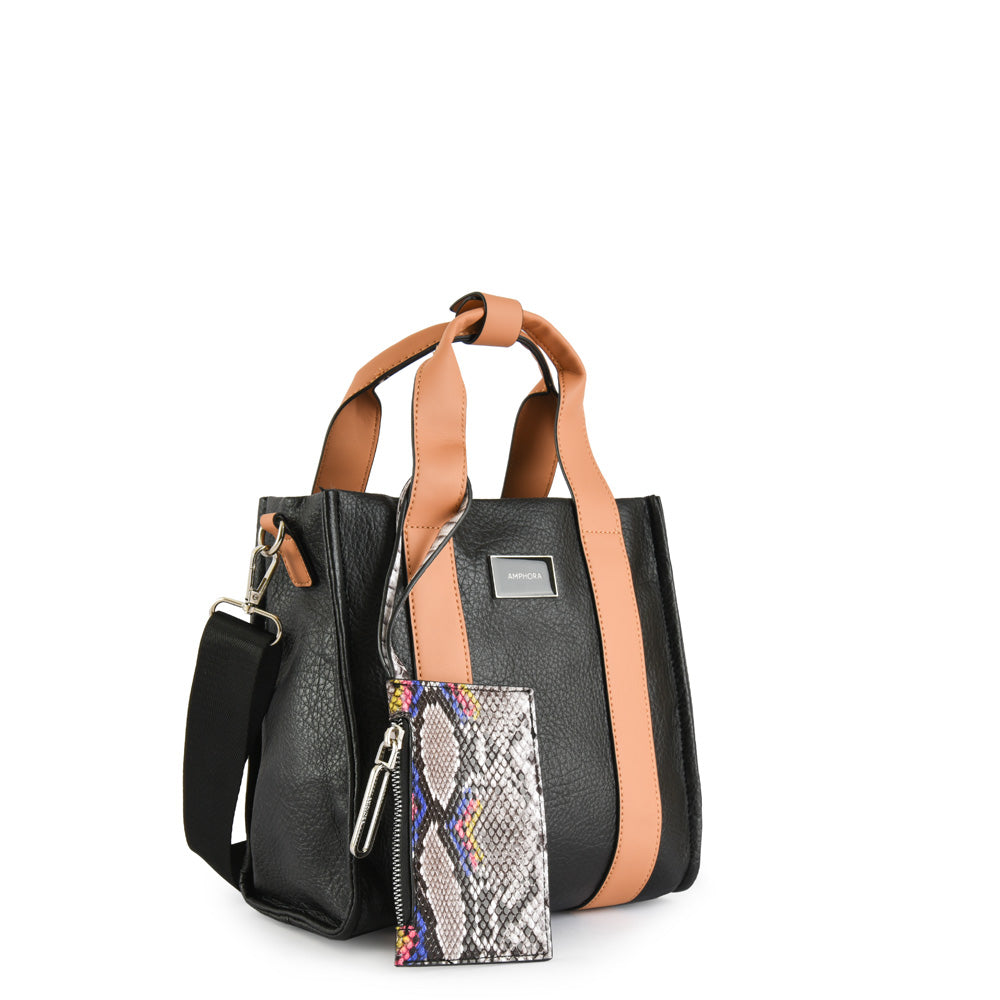Small Demi Black Crossbody Wallet