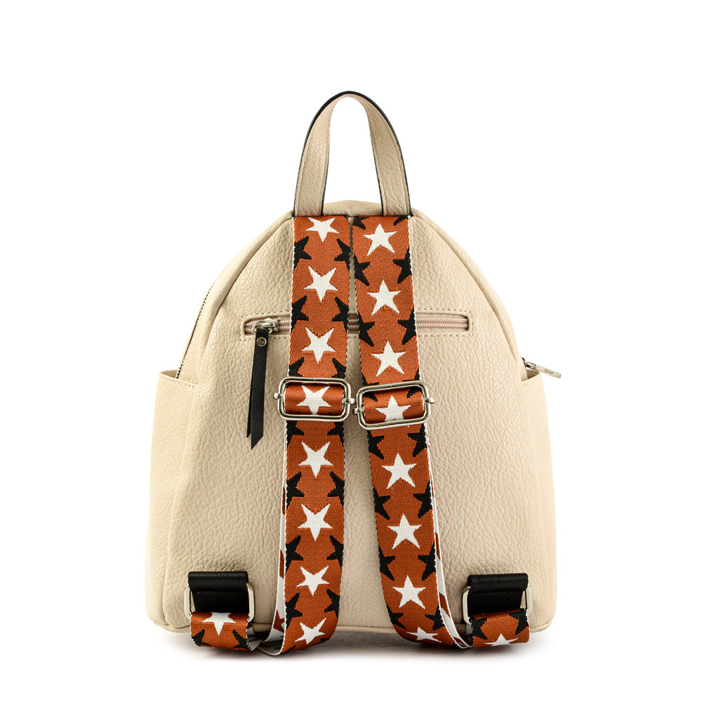 Medium beige beige backpack