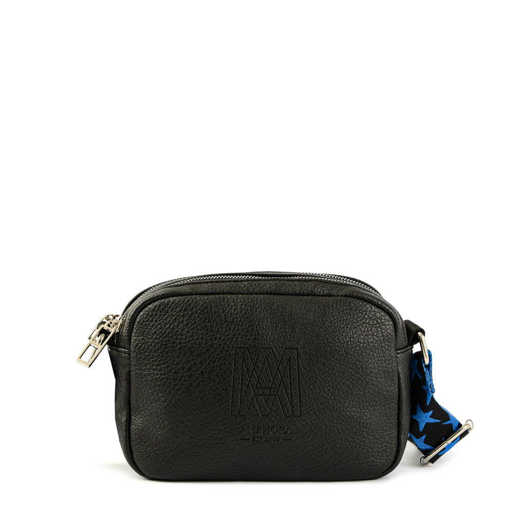 Ena Small Black Crossbody Wallet