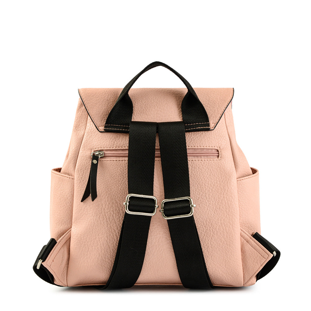 Eby pink medium lid backpack