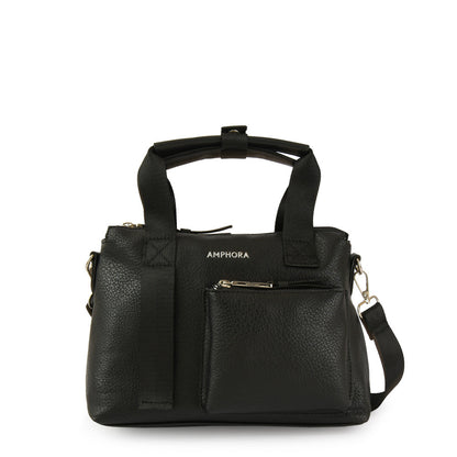 Large black fernanda shoulder bag