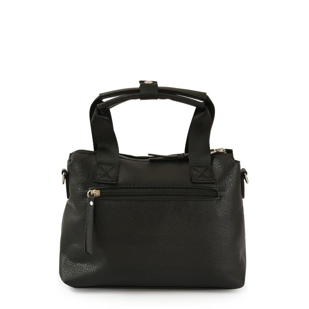 Large black fernanda shoulder bag