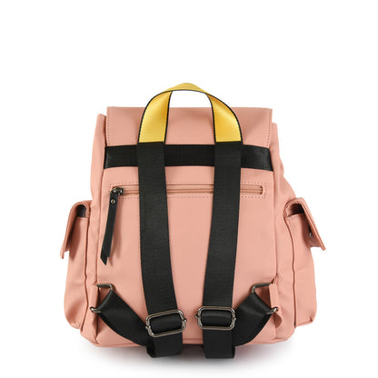 Ireland pink medium lid backpack