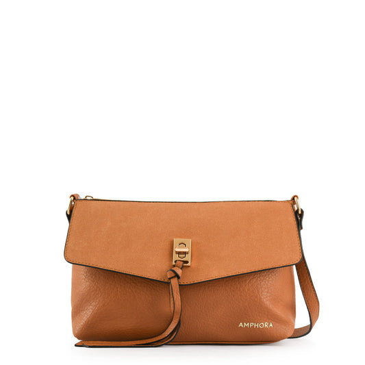 Jessica Camel Small Crossbody Wallet