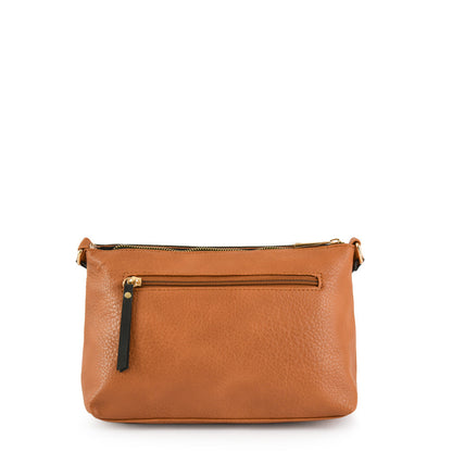 Jessica Camel Small Crossbody Wallet