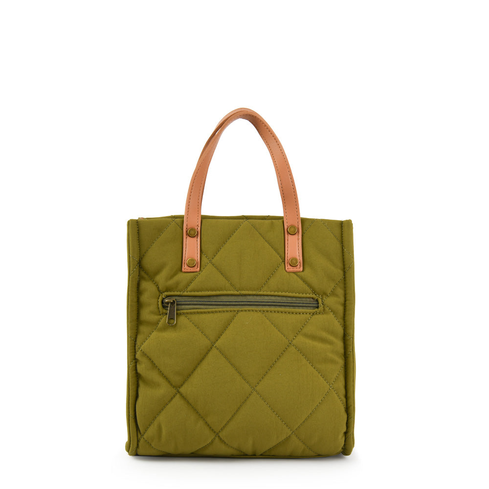 Small Olive Green Josefa Two Handle Wallet
