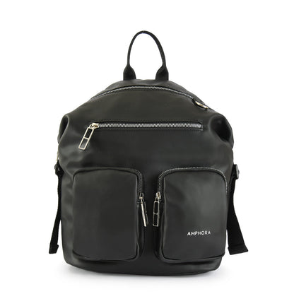 Medium black laurette backpack