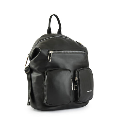 Medium black laurette backpack