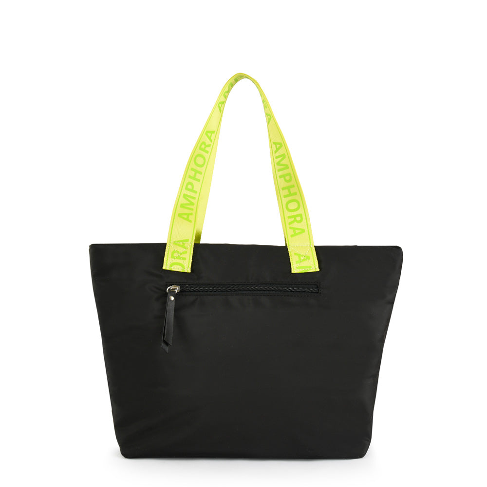 Layla Large Two Handle Wallet Black