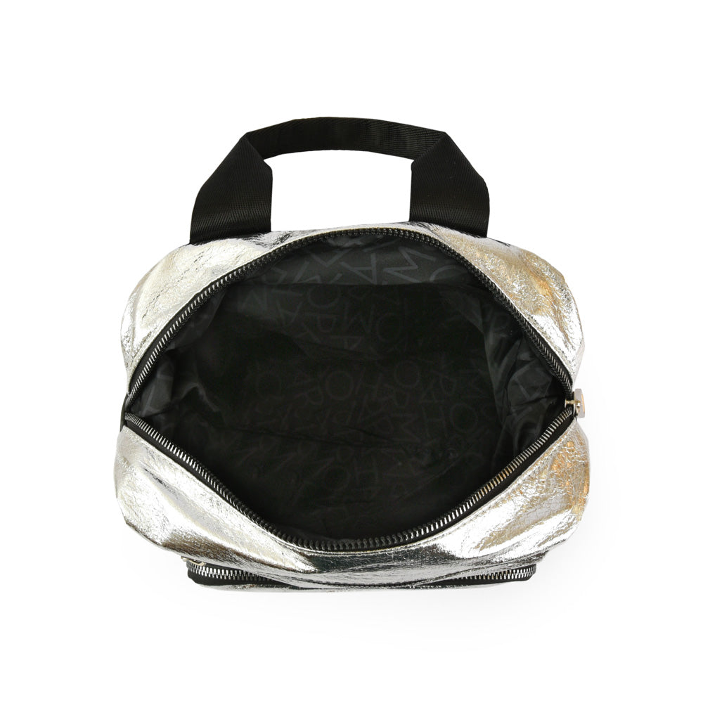 Medium silver lena backpack