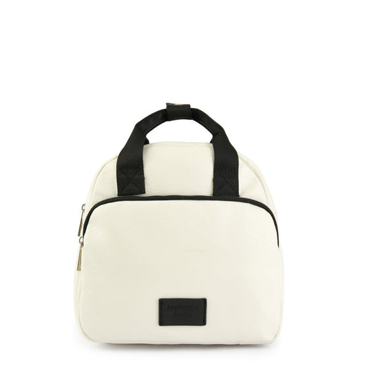 Lorraine small white backpack