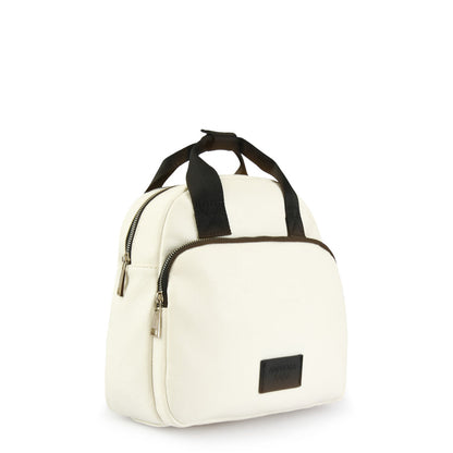 Lorraine small white backpack