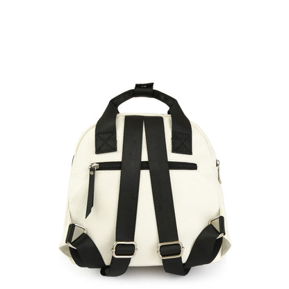 Lorraine small white backpack