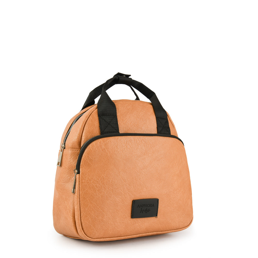 Lorraine camel small backpack