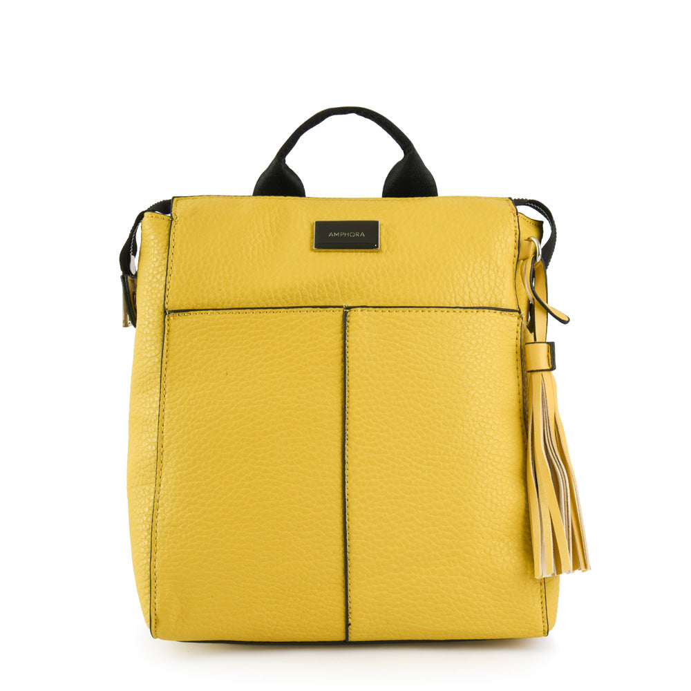 Lucy yellow medium backpack