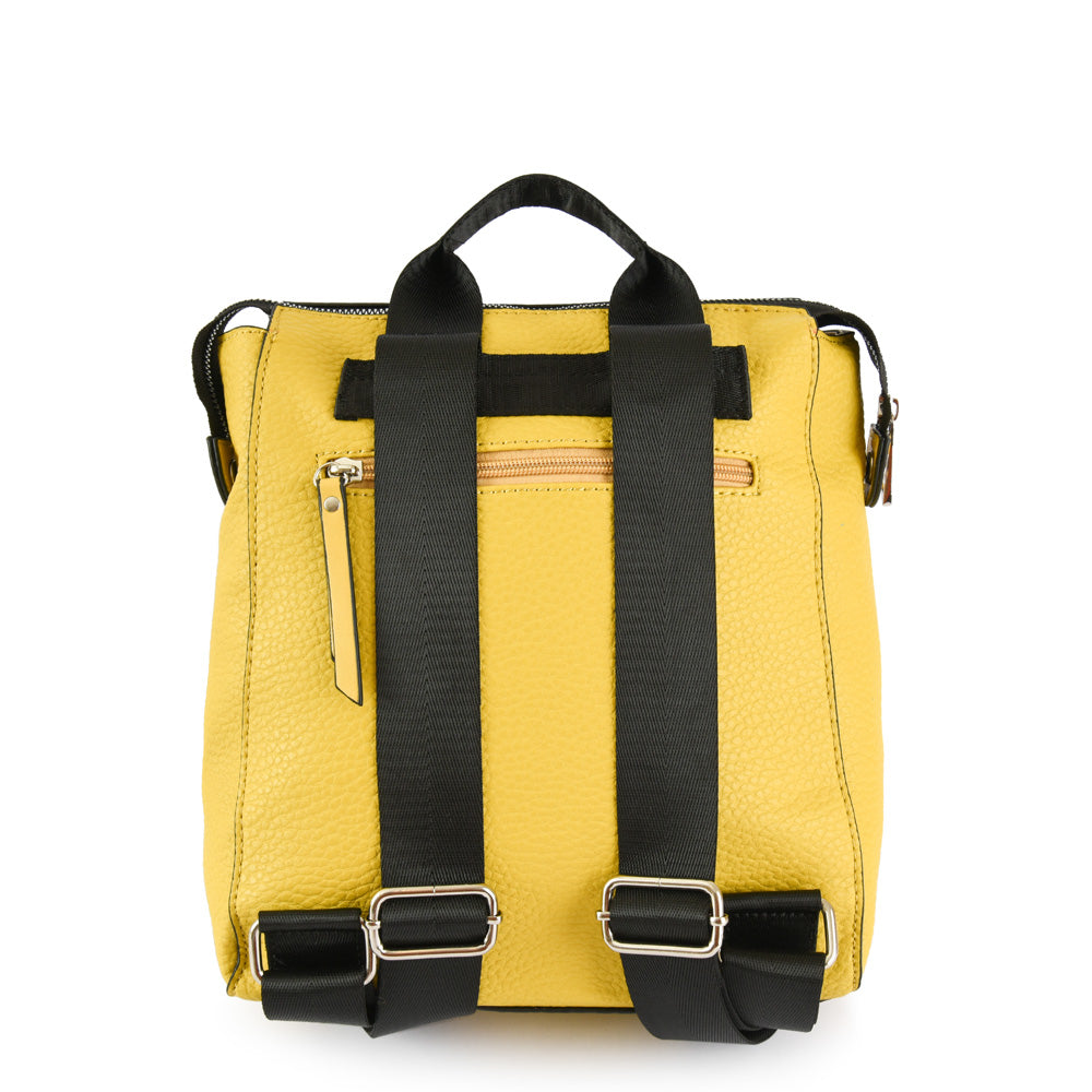 Lucy yellow medium backpack