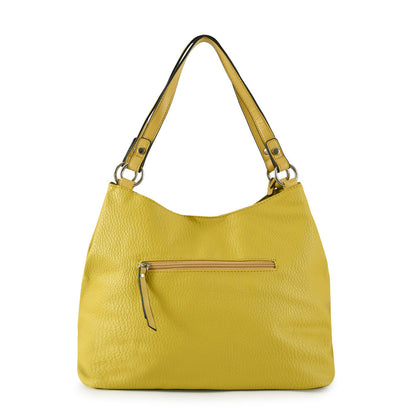 Wallet Two Handles Three divisions Medium Lucy Yellow