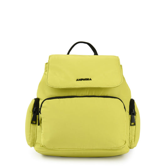Mariana lemon green small backpack with lid