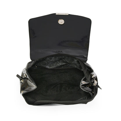 Marilyn Black Medium Lid Backpack