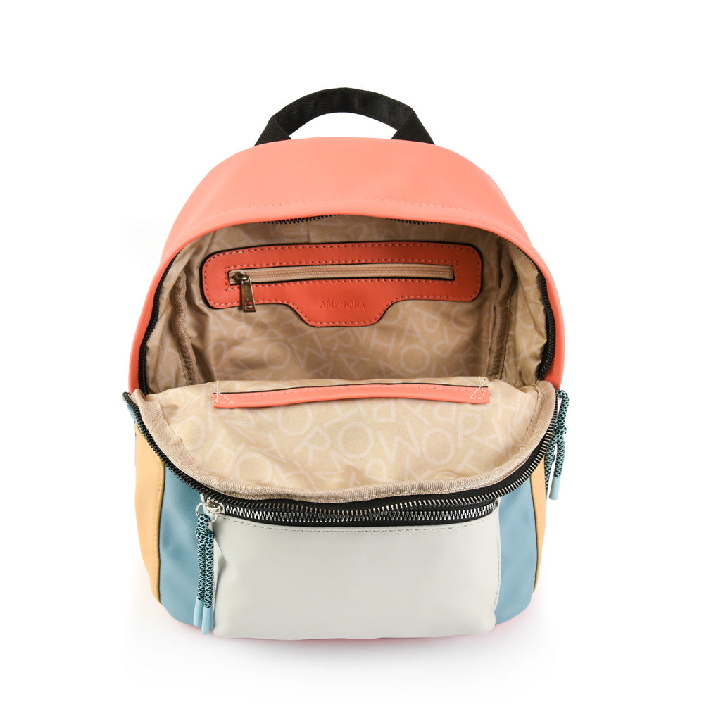 Medium coral meg backpack