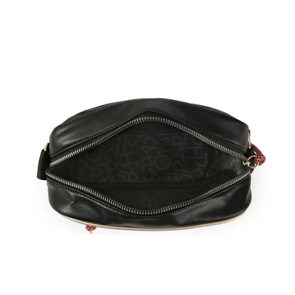 Medium black meg crossbody bag