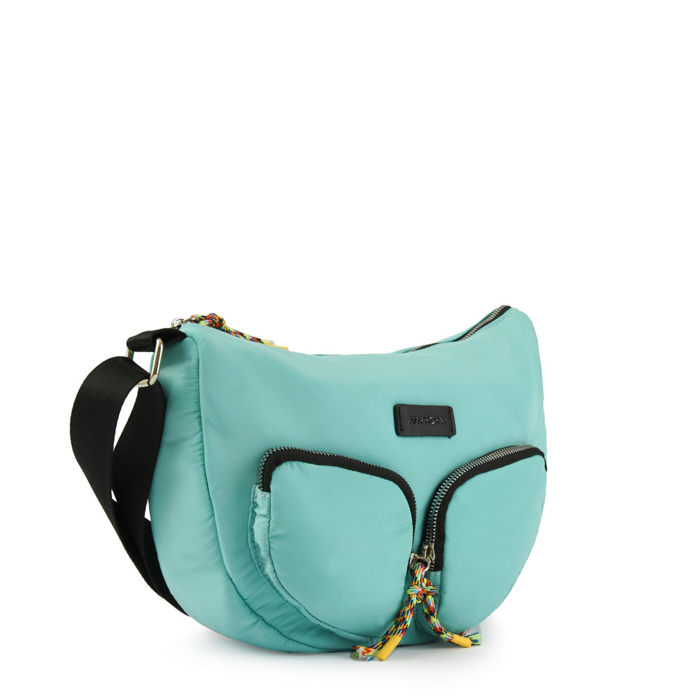 Turquoise Nicky Medium Crossbody Wallet