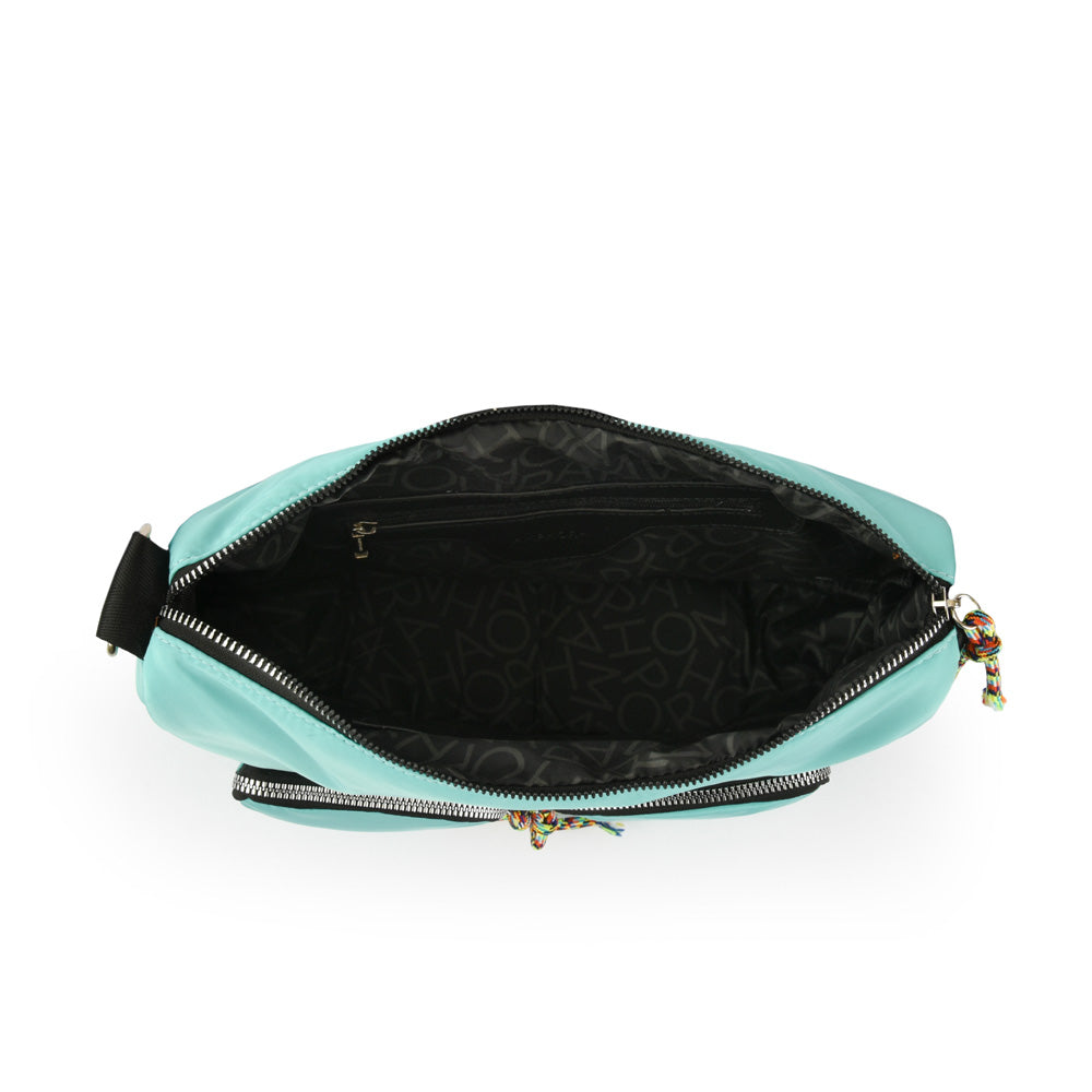 Turquoise Nicky Medium Crossbody Wallet