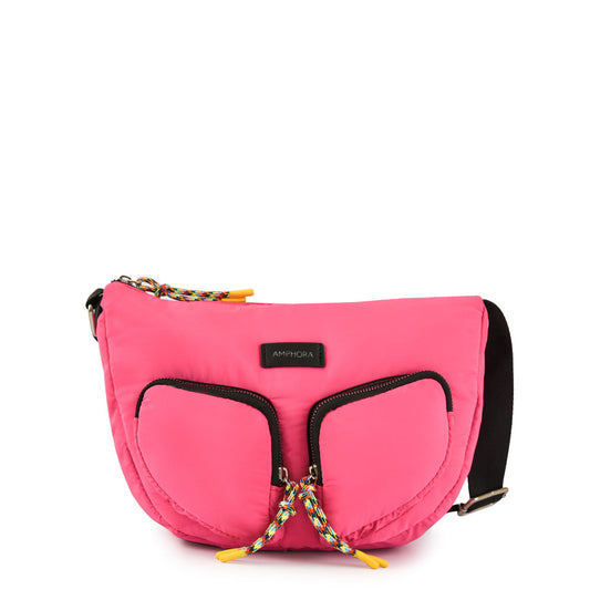 Nicky Fuchsia Medium Crossbody Wallet