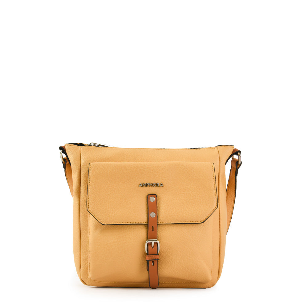 Patty Yellow Medium Crossbody Wallet