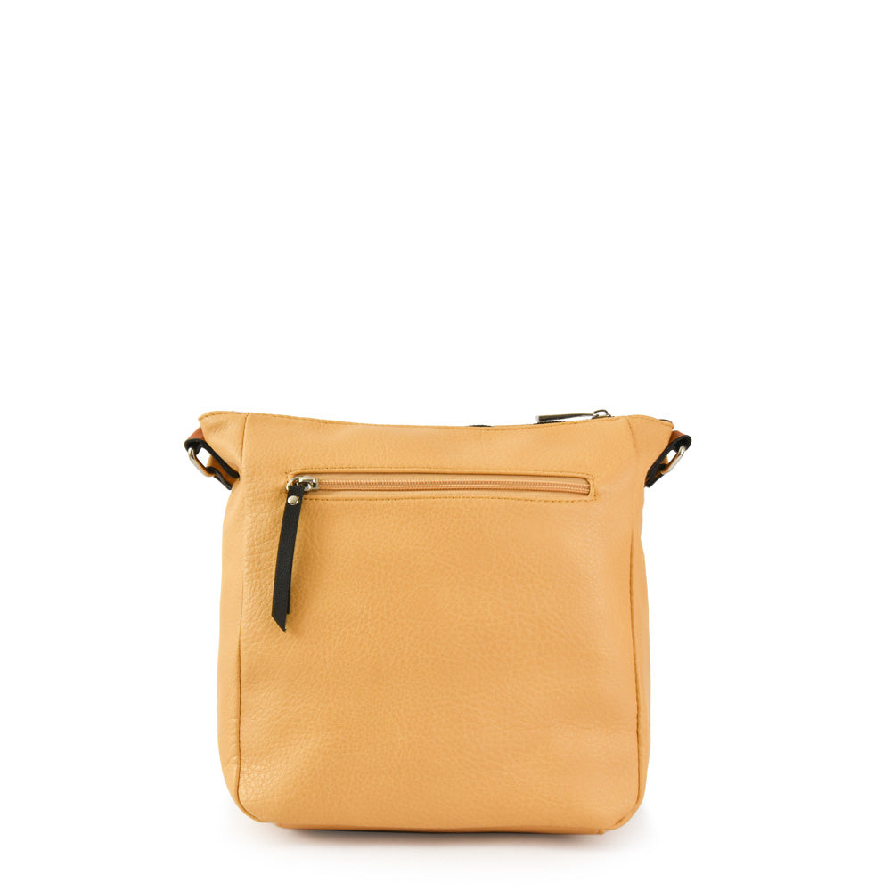 Patty Yellow Medium Crossbody Wallet