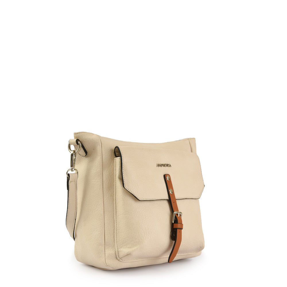Patty Medium Shoulder Bag Cream White