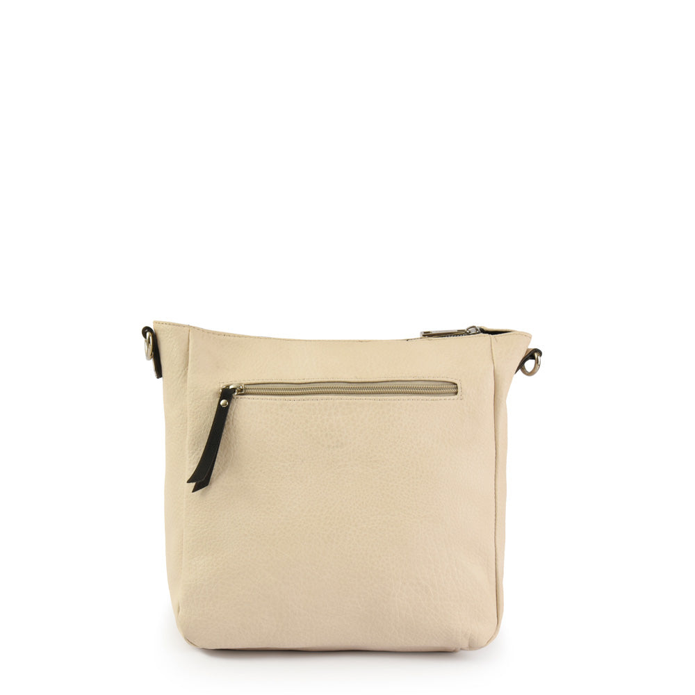 Patty Medium Shoulder Bag Cream White