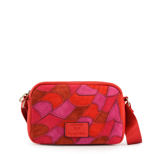 Small red dragonfly crossbody bag