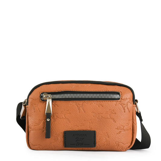 Small brown horses crossbody bag