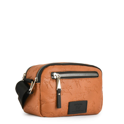 Small brown horses crossbody bag