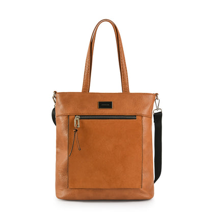 Temara Coffee Medium Two Handle Wallet