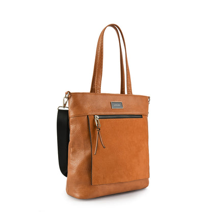 Temara Coffee Medium Two Handle Wallet