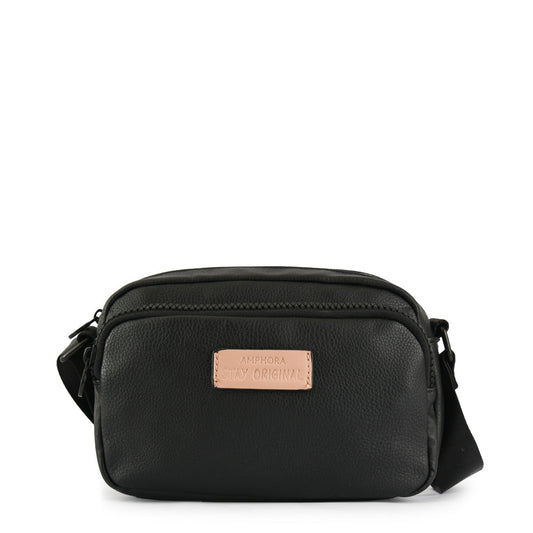 Small Black Sucre Crossbody Wallet