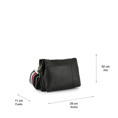 Villazon Medium Shoulder Bag Black