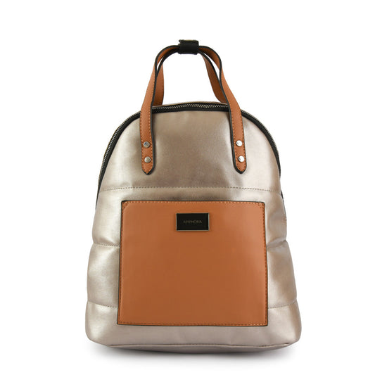 Medium dark silver mizque backpack