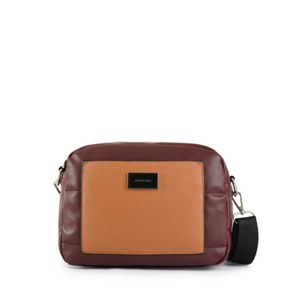 Small Mizque Burgundy Crossbody Wallet