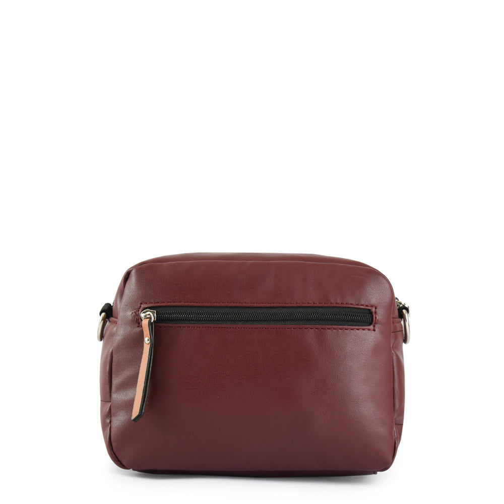 Small Mizque Burgundy Crossbody Wallet
