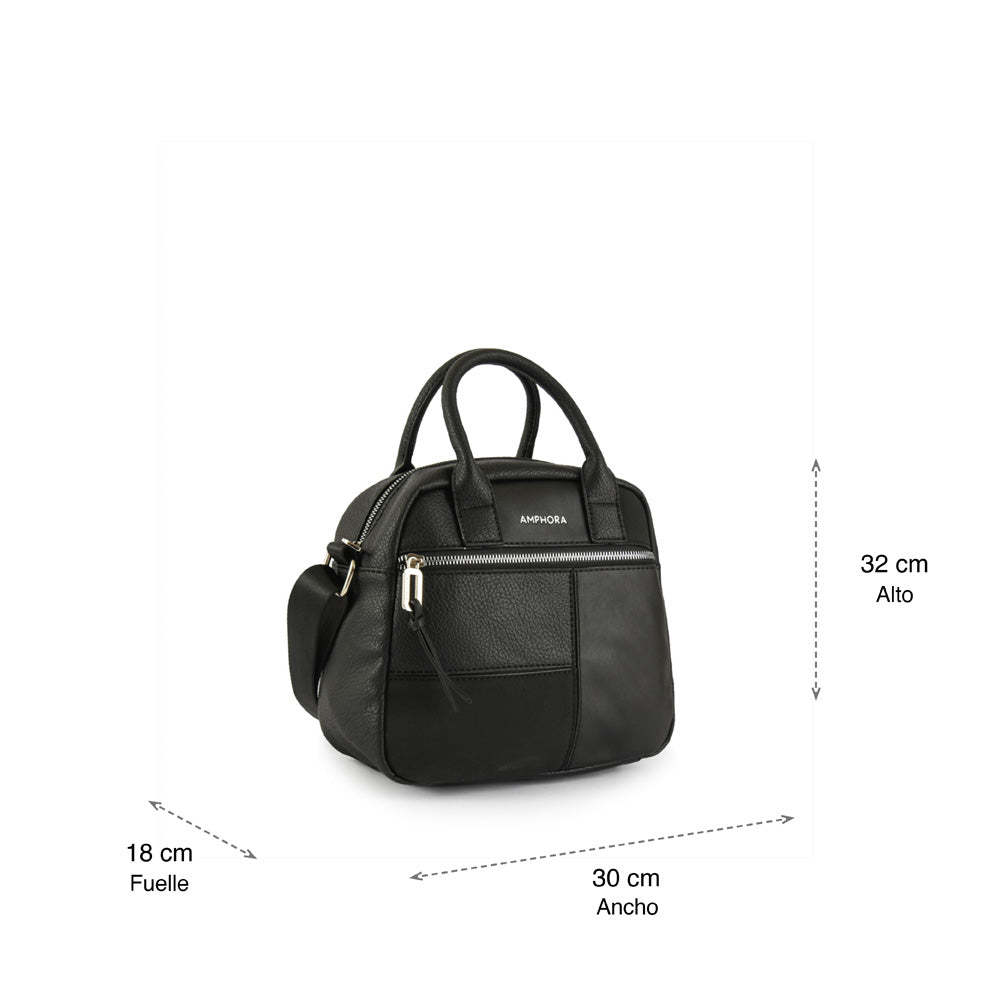 Cucuta Black Medium Crossbody Wallet