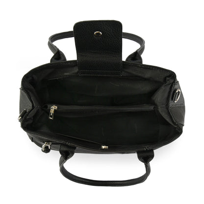 Wallet Two Handles Three divisions Medium Cucuta Black