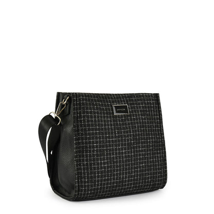 Heritage Small Crossbody Wallet Black