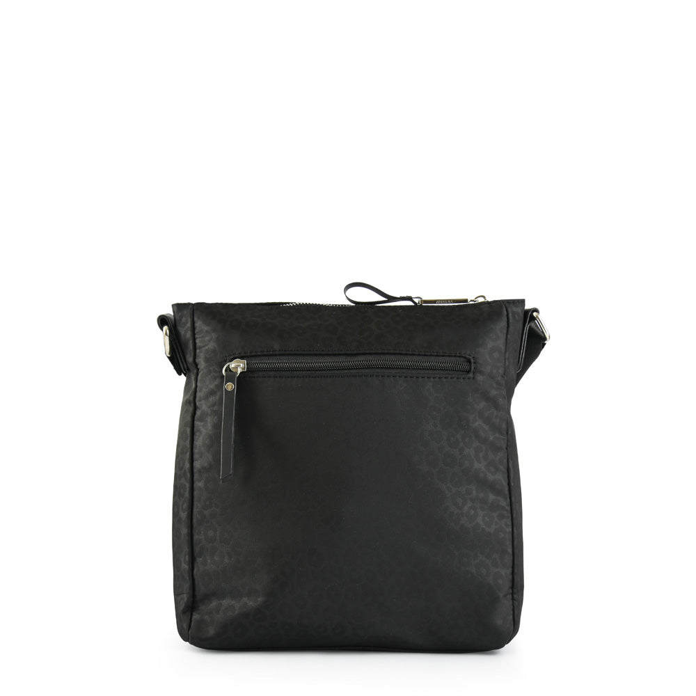 Large Ipial Black Shoulder Bag