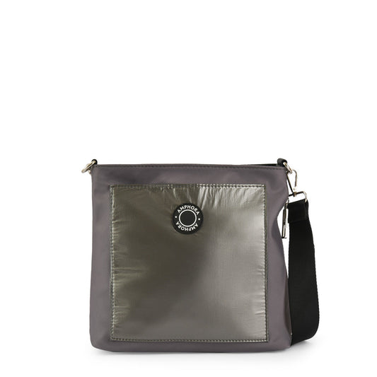 Dark Gray Merida Medium Crossbody Wallet