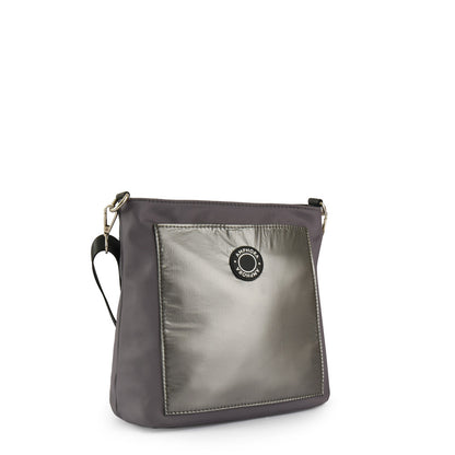 Dark Gray Merida Medium Crossbody Wallet