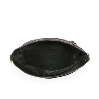 Dark Gray Merida Medium Crossbody Wallet